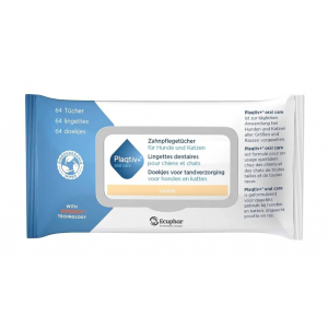 Plaqtiv+ Dental Wipes Стоматологічні серветки для собак та котів 64 шт