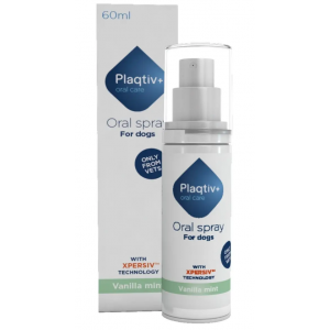 Plaqtiv+ Oral Care Oral Spray Vanilla Mint Спрей для догляду за ротовою порожниною собак, 60 мл