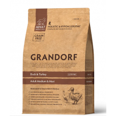 Grandorf DOG ADULT MEDIUM & MAXI Duck & Turkey сухий корм для дорослих собак усіх порід з качкою 1 кг