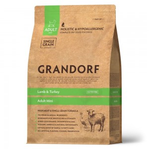 Grandorf DOG ADULT MINI Lamb & Turkey сухий корм для дорослих собак малих порід з ягням 8 кг