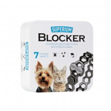 SUPERIUM Блокер протипаразитарний нашийник для котів і собак, 35 см SUPERIUM Блокер протипаразитарний нашийник для котів і собак, 35 см