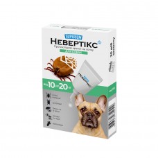 SUPERIUM Невертікс краплі на холку від бліх і кліщів для собак вагою 10-20 кг