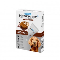 SUPERIUM Невертікс краплі на холку від бліх і кліщів для собак вагою 20-40 кг