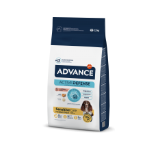 Advance Dog Sensitive Medium/Maxi Salmon & Rice сухий корм для дорослих собак середніх та великих порід з харчовою непереносимістю, 12 кг