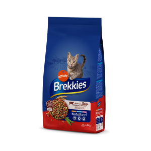 Brekkies Cat Beef для дорослих котів з яловичиною 1,5 кг Brekkies Cat Beef для дорослих котів з яловичиною 1,5 кг