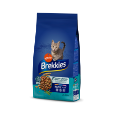 Brekkies Cat Salmon and Tuna сухий корм для дорослих котів з лососем і тунцем 1,5 кг