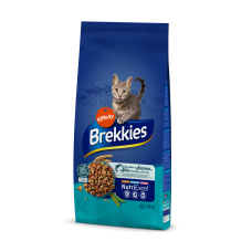 Brekkies Cat Salmon and Tuna сухий корм для дорослих котів з лососем і тунцем 15 кг