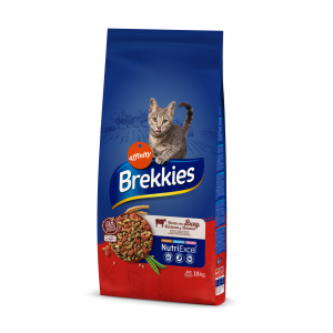 Brekkies Cat Beef для дорослих котів з яловичиною 15 кг Brekkies Cat Beef для дорослих котів з яловичиною 15 кг