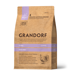 Grandorf DOG ADULT MINI Turkey сухий корм для дорослих собак малих порід з індичкою 1 кг
