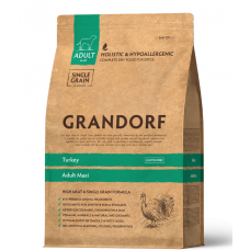 Grandorf DOG ADULT MAXI Turkey сухий корм для дорослих собак великих порід з індичкою 10 кг
