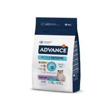 Advance Sterilized Hairball сухий корм для стерилізованих котів з виведенням шерсті, 10 кг