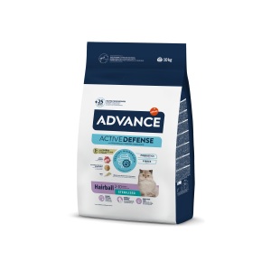 Advance Sterilized Hairball сухий корм для стерилізованих котів з виведенням шерсті, 10 кг