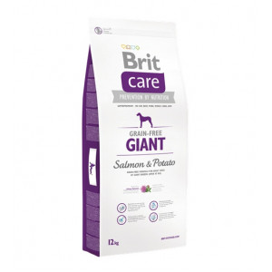 Brit Care GF Giant Salmon & Potatoes сухий корм для собак вагою від 45 кг з лососем і картоплею 12 кг