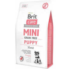 Brit Care Mini Grain Free Puppy гіпоалергенний корм для цуценят мініатюрних порід (від 2 тижнів до 10 місяців) і годуючих сук з ягням 2 кг