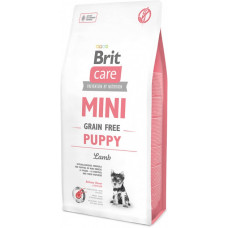 Brit Care Mini Grain Free Puppy сухий беззерновой гіпоалергенний корм для цуценят мініатюрних порід (від 2 тижнів до 10 місяців) і годуючих сук з ягням 7 кг