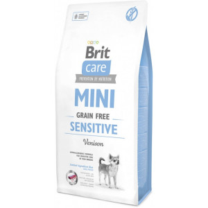 Brit Care Sensitive Grain Free сухий корм для дорослих собак мініатюрних порід з чутливим травленням з олениною 7 кг