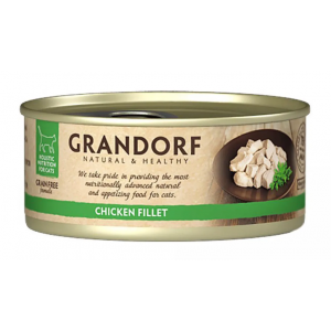 GRANDORF Консерви для кішок "Куряча грудка", 70 г
