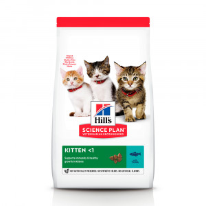 Hills SP Kitten Healthy Development сухий корм для підтримки імунітету і здоров'я травлення у кошенят з тунцем 1,5 кг