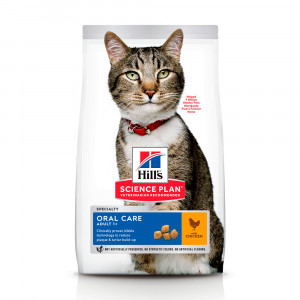 Hills SP Feline Adult Oral Care Chicken лікувальний корм для догляду за порожниною рота у котів з куркою 1,5 кг Hills SP Feline Adult Oral Care Chicken лікувальний корм для догляду за порожниною рота у котів з куркою 1,5 кг