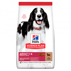 Hills SP Canine Adult Advanced Fitness сухий корм собак середніх порід з м'ясом ягняти і рисом 14 кг