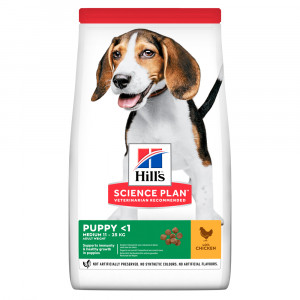Hills SP Puppy Healthy Development Medium сухий корм для цуценят середніх порід з куркою 2,5 кг