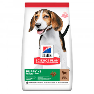 Hills SP Puppy Healthy Development сухий корм для цуценят середніх порід з ягням і рисом 14 кг
