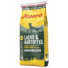 JOSERA Lachs & Kartoffel (Йозера Лакс енд Картофель) сухий беззерновий корм для дорослих та літніх собак зі зменшеним вмістом протеїну, 12,5 кг