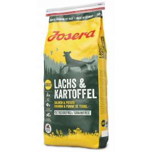 JOSERA Lachs & Kartoffel (Йозера Лакс енд Картофель) сухий беззерновий корм для дорослих та літніх собак зі зменшеним вмістом протеїну, 12,5 кг