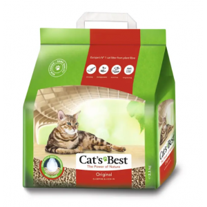 Наповнювач туалета для котів Cat's Best «‎Original» 5 л / 2.1 кг (деревинний)