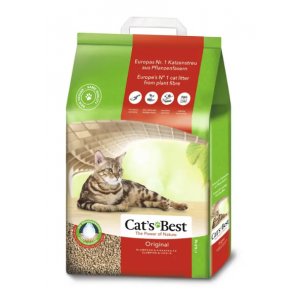 Наповнювач туалета для котів Cat's Best «‎Original» 20 л / 8.6 кг (деревинний)