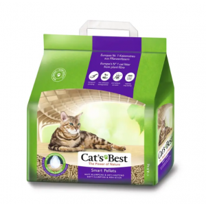 Наповнювач туалета для котів Cat's Best «‎Smart Pellets» 5 л / 2.5 кг (деревинний)