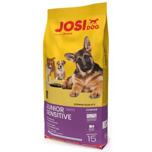 JOSERA JosiDog Junior Sensitive (Йозідог Юніор Сенсітів) сухий корм для цуценят та юніорів віком від 8-ми тижнів, 15кг
