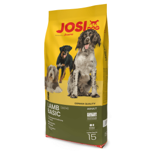 JOSERA JosiDog Lamb Basic (Йозідог Лемб Бейсік) сухий корм для дорослих собак з м'ясом ягняти, 15кг