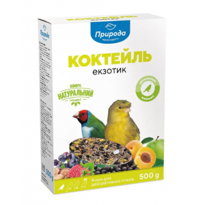 Корм для амадин та канарок Природа Коктейль «Екзотик» 500 г Корм для амадин та канарок Природа Коктейль «Екзотик» 500 г