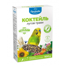 Корм для хвилястих папуг Природа Коктейль «Лугові трави» 500 г Корм для хвилястих папуг Природа Коктейль «Лугові трави» 500 г