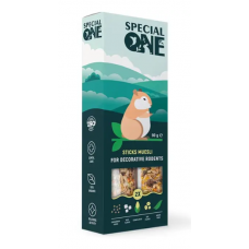 Ласощі для гризунів Special One 90 г / 2 шт. (мюслі) Ласощі для гризунів Special One 90 г / 2 шт. (мюслі)