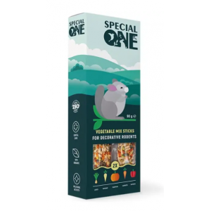 Ласощі для гризунів Special One 90 г / 2 шт. (овочевий мікс) Ласощі для гризунів Special One 90 г / 2 шт. (овочевий мікс)