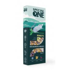 Ласощі для гризунів Special One «Пончики» 60 г / 3 шт (цикорій, арахіс, барбарис) Ласощі для гризунів Special One «Пончики» 60 г / 3 шт (цикорій, арахіс, барбарис)