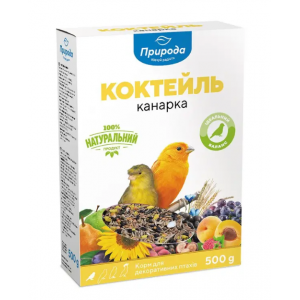 Корм для канарок Природа Коктейль «Канарка» 500 г Корм для канарок Природа Коктейль «Канарка» 500 г