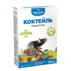 Корм для пацюків Природа Коктейль «Пацючок» 500 г Корм для пацюків Природа Коктейль «Пацючок» 500 г