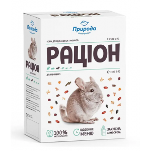 Корм для шиншил Природа «Раціон» 1,5 кг